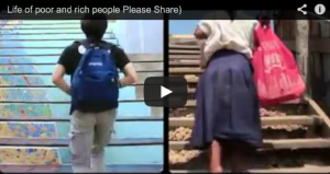 Η ζωή των πλουσίων σε αντιδιαστολή με τη ζωή των φτωχών [Video]. Δείτε το, αξίζει...