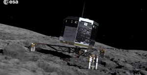 Τα 10 σημαντικότερα επιστημονικά επιτεύγματα του 2014 H προσεδάφιση του «Φιλέα» στο κομήτη 67P/Τσουριούμοφ/Γκερασιμένκο, το κορυφαίο επίτευγμα της χρονιάς