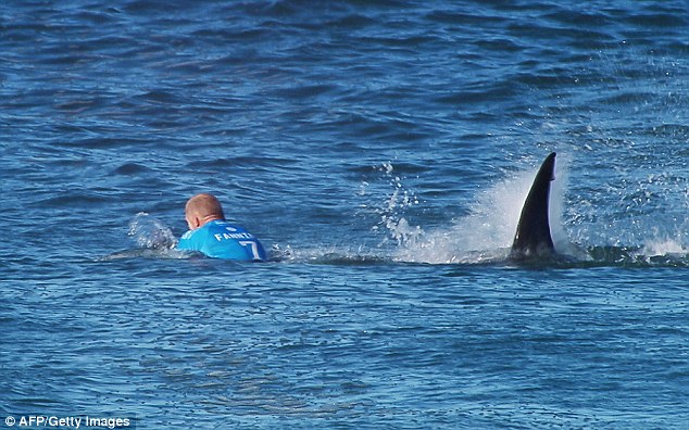 Amazing footage of Australian surfing legend Mick Fanning fighting off a shark was captured on camera
