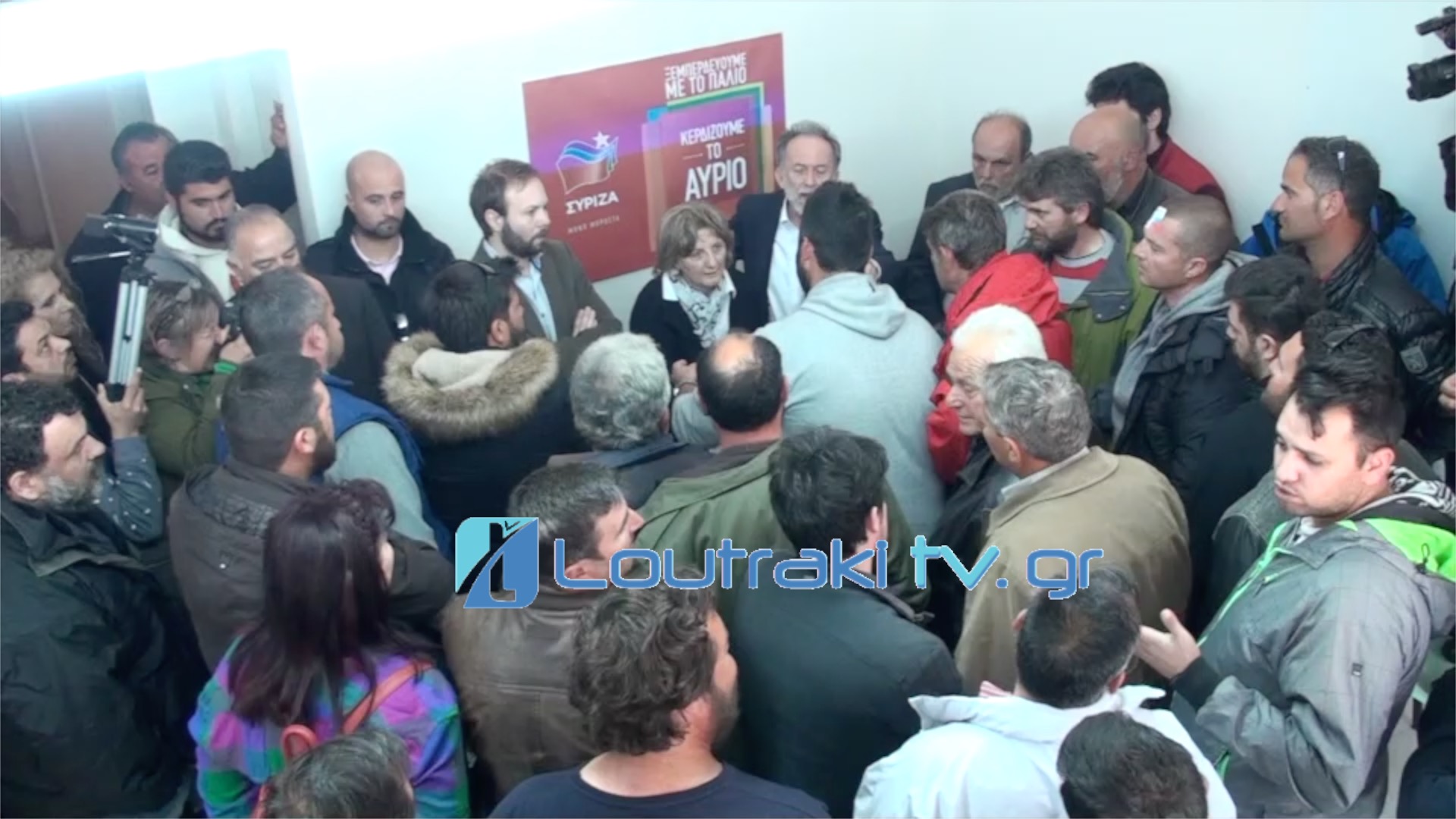Ντου αγροτών στην Κόρινθο