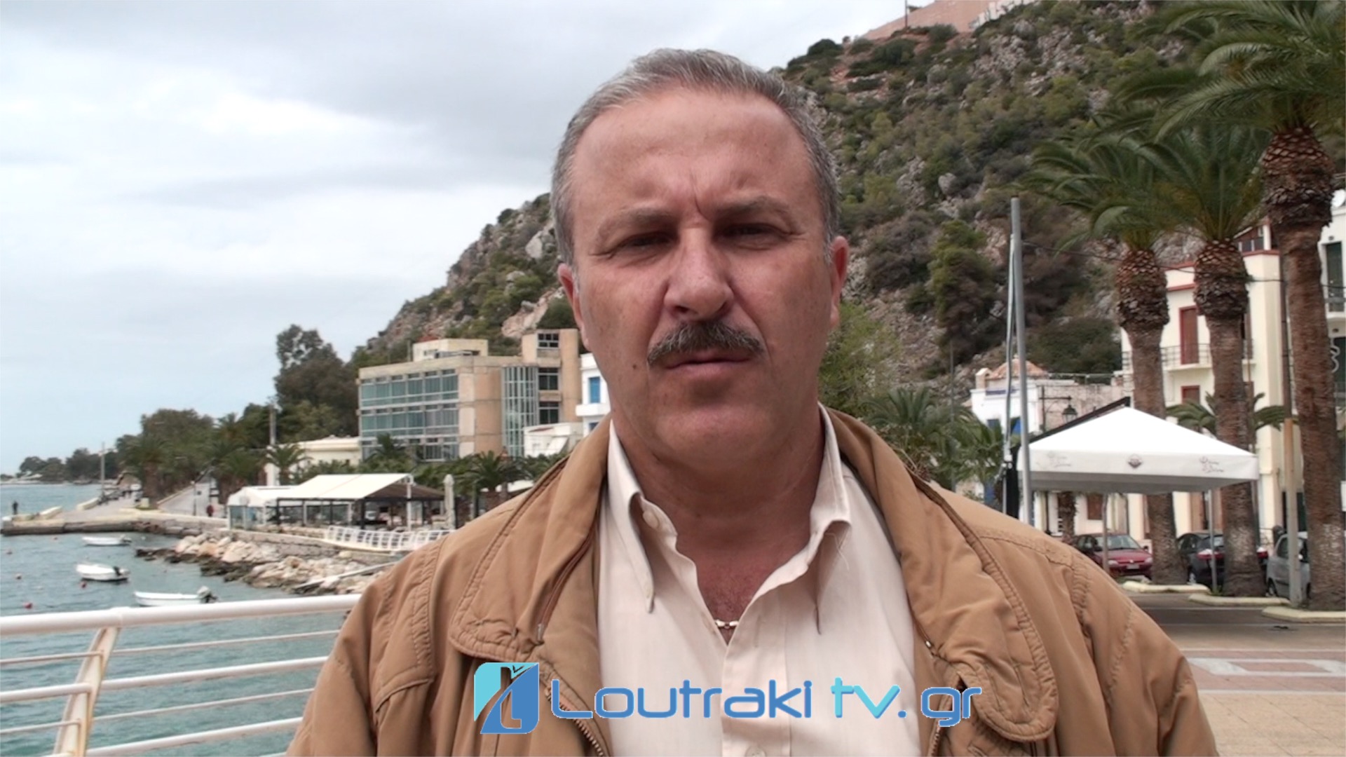 Υπογειοποίηση κάδων Λουτράκι Αντιδήμαρχος καθαριότητας Σ. Πέρρας