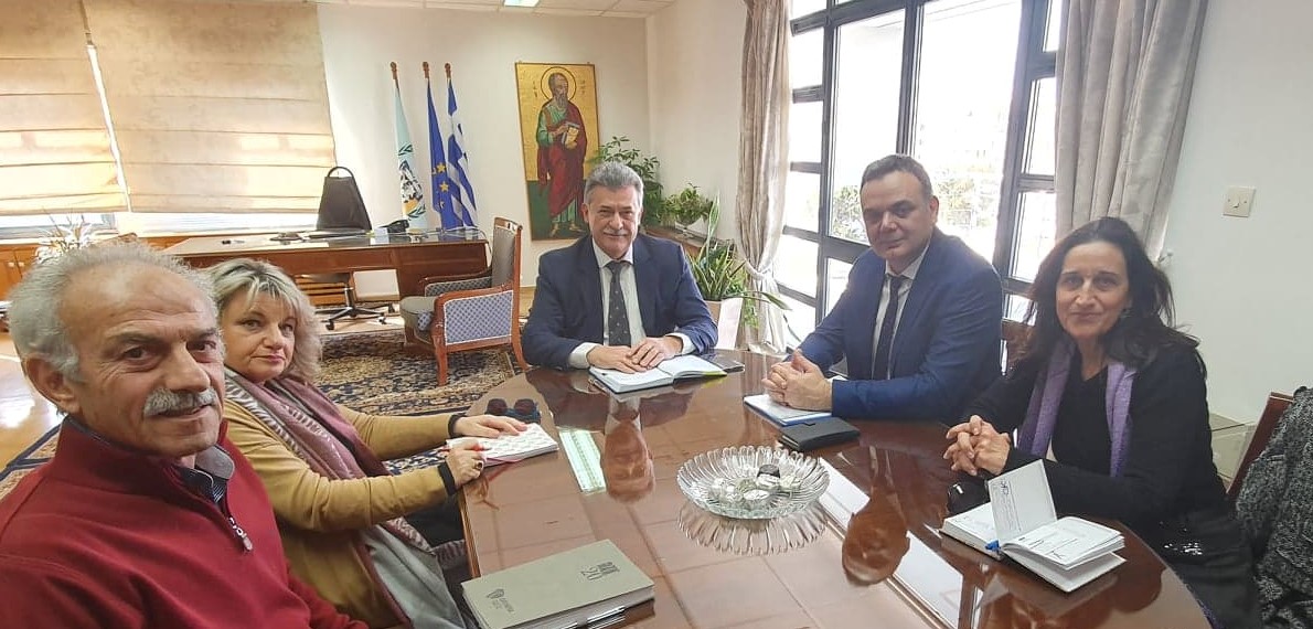Ο Δήμαρχος Κορινθίων κ. Βασίλης Νανόπουλος είχε συνάντηση εργασίας με τον Γενικό Γραμματέα Πολιτισμού Γιώργο Διδασκάλου