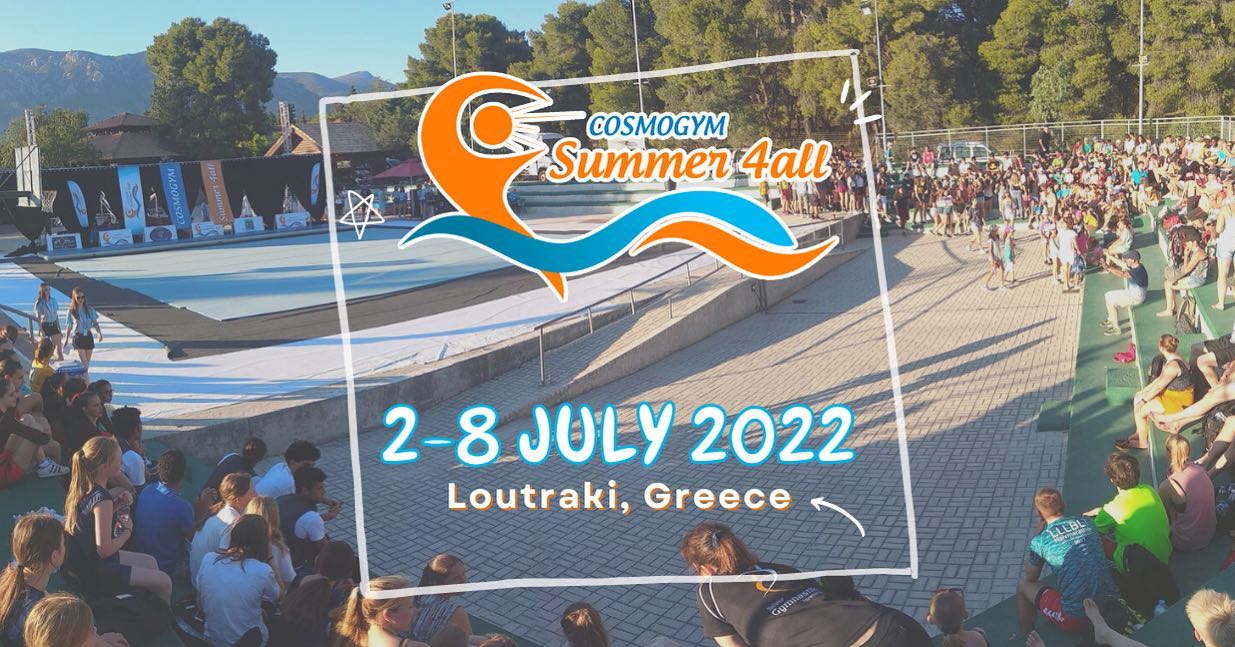 Το Cosmogym Summer 4all επιστρέφει από 2-8 Ιουλίου 2022 στο Λουτράκι!