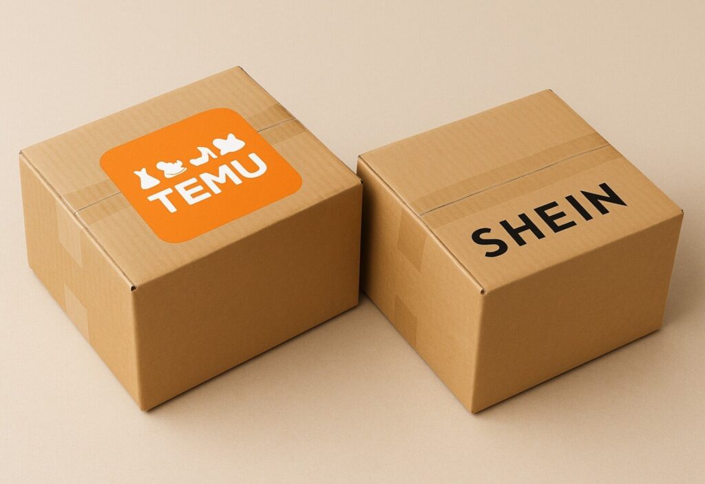 δασμοί σε temu shein